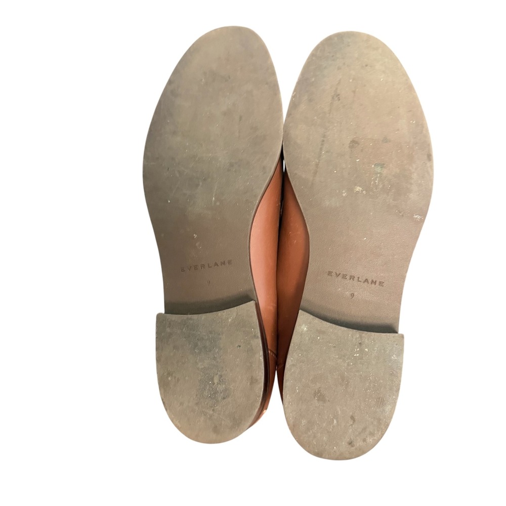 Everlane Modern Loafer in Rum Italian Leather Slip On Shoes Size 9 - Picture 7 of 11